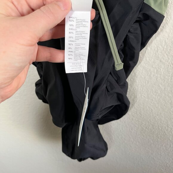 Cupshe Keyhole Tunnelled One Piece Swimsuit Green Black Large - Picture 7 of 8